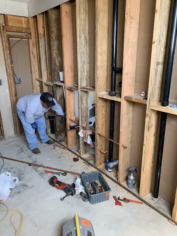 Commercial rough-in plumbing for Water Heater Replacement in Smithville
